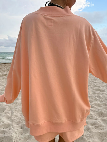 Sunkissed Mock Neck (Papaya)