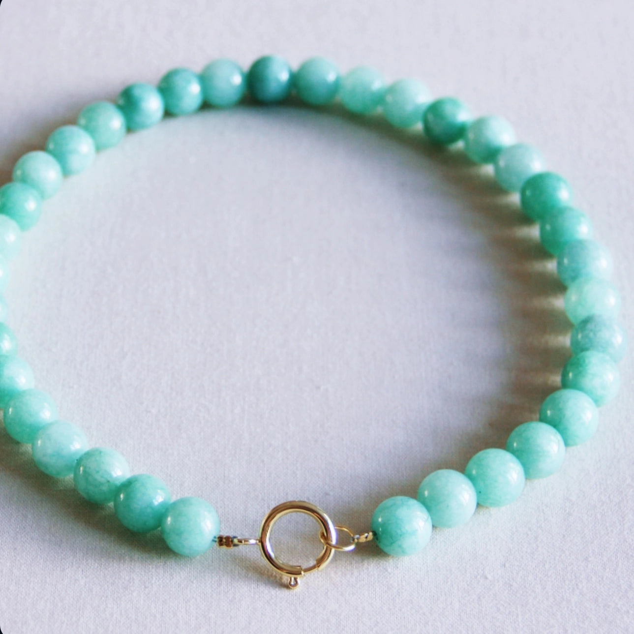 Natural Stone Bead Necklace XL