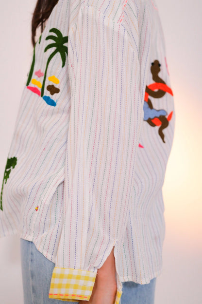 Sun Garden Button Down Shirt